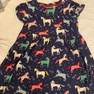 Mini Boden Unicorn Dress size 4-5